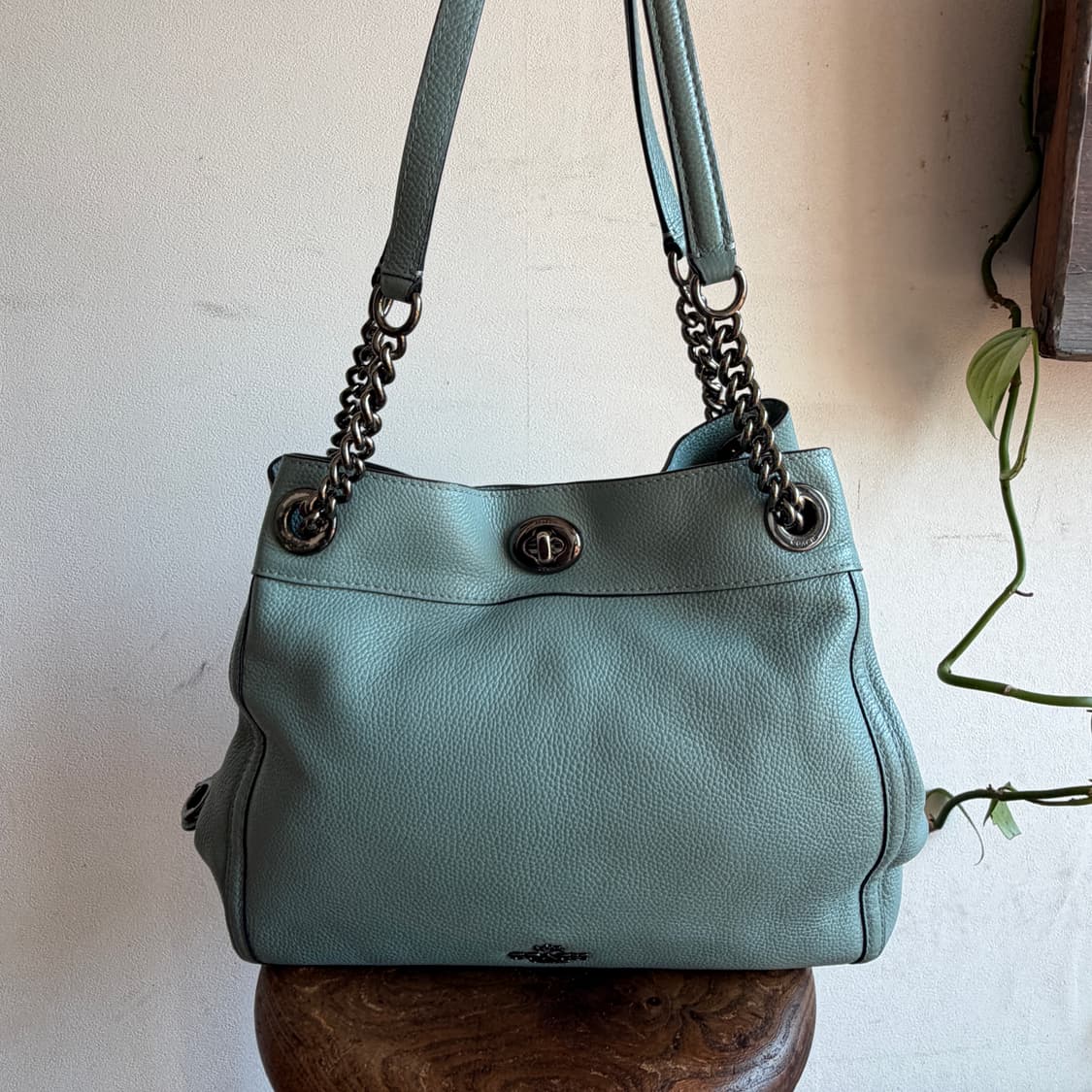 Coach vintage leather 3-way shoudler bag 상품이미지4