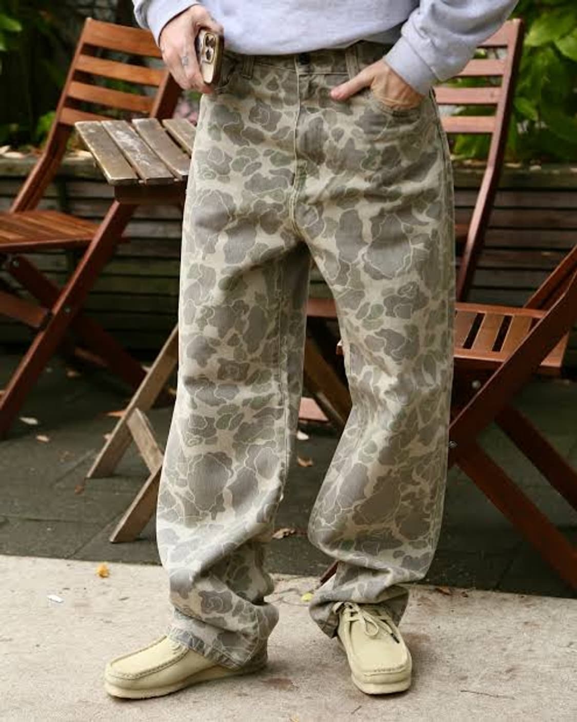 칼하트 WIP 덕카모 Landon 데님 34사이즈 상품이미지2