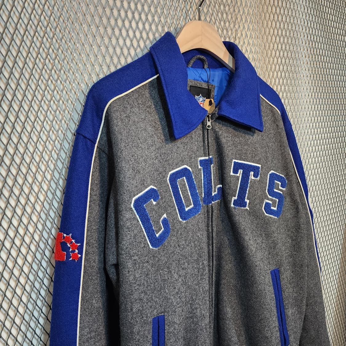 NFL  COLTS 인디아나 콜츠 울 자켓 상품이미지1
