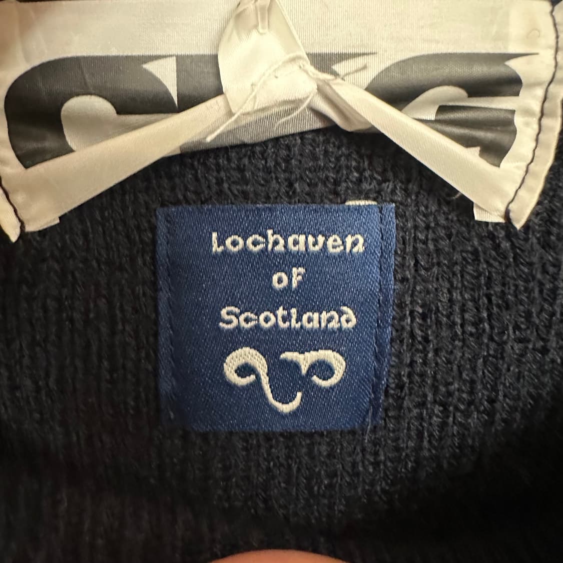 CDG 스쿨 스웨터 ‘네이비’ 상품이미지4