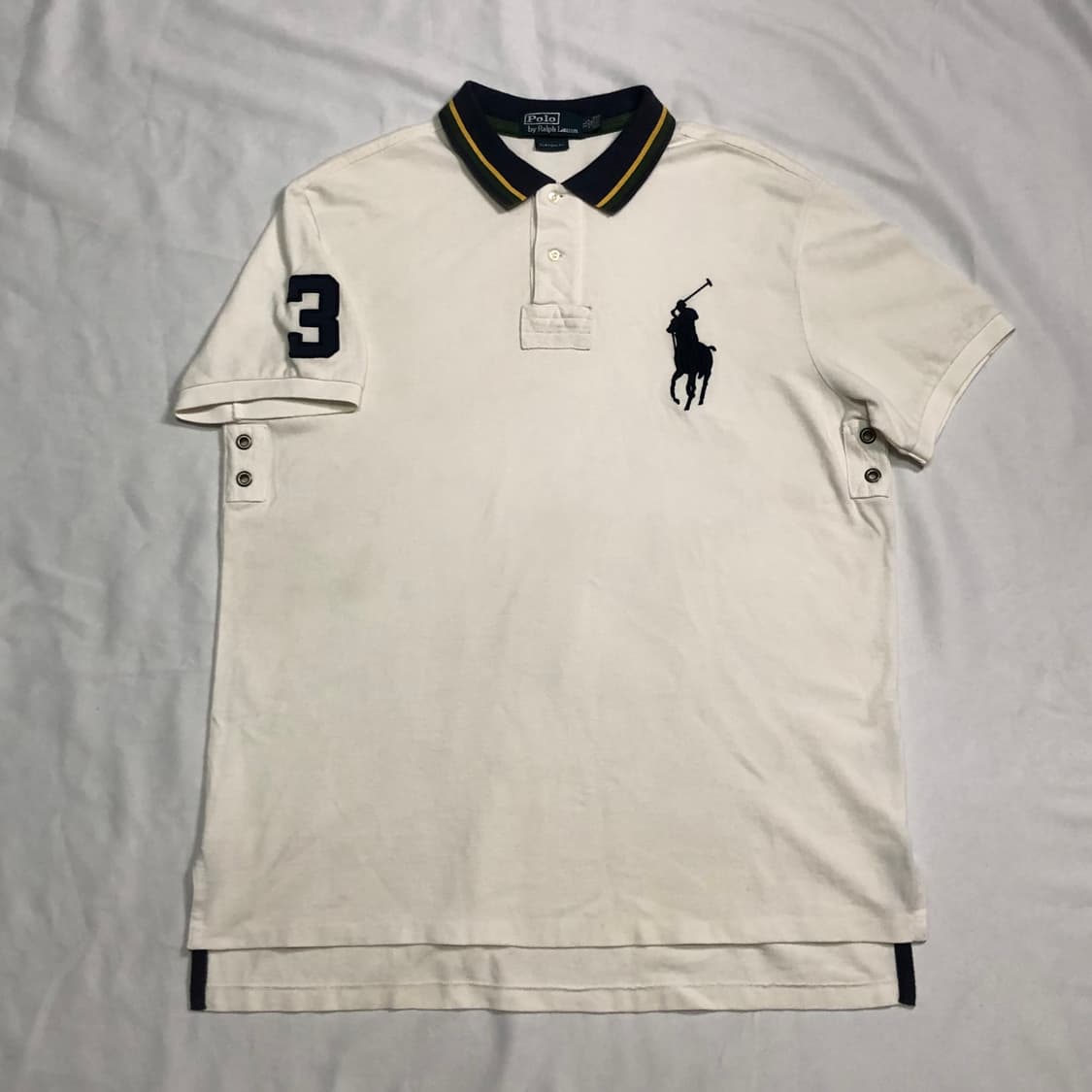 폴로 랄프로렌 빅포니 화이트 PK 카라티 상품이미지2