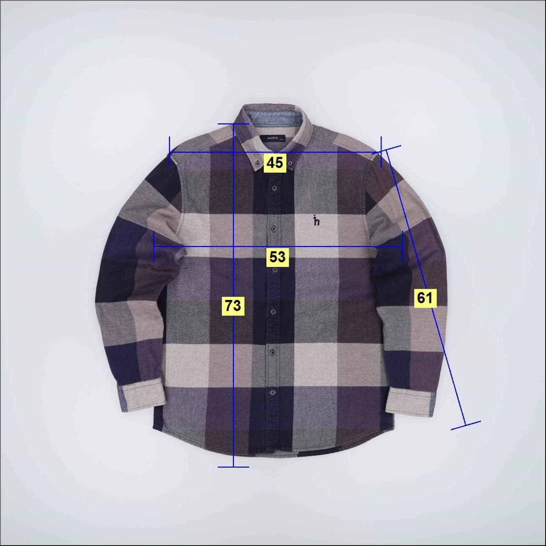 100 헤지스 고급 플란넬 체크 셔츠 남방 4275 상품이미지7