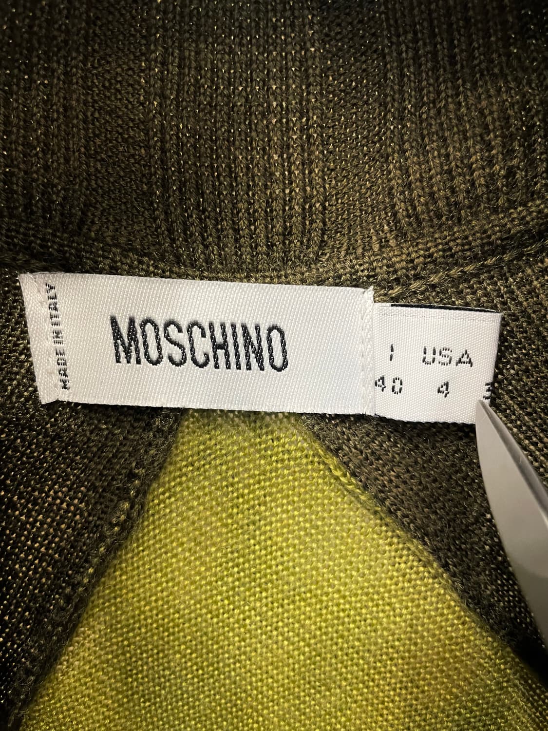 모스키노 언발란스 울 가디건 상품이미지8