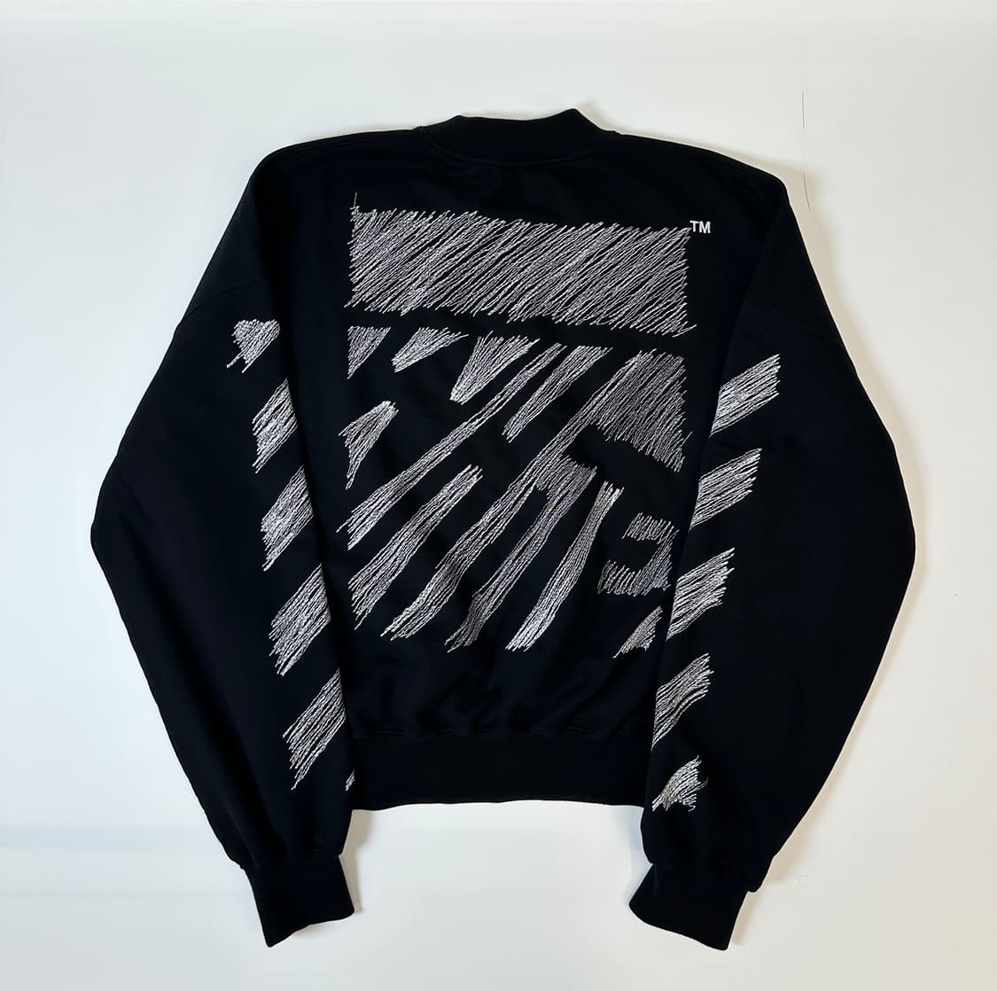 오프화이트 스트라이프 디아스 스웻셔츠 M 상품이미지1