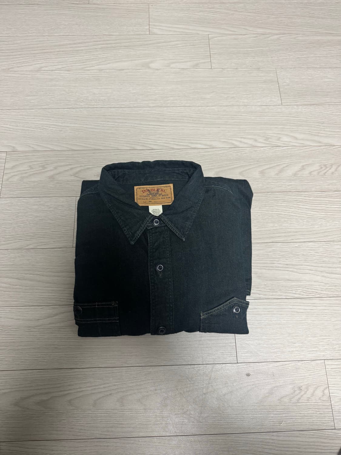 RRL 인디고 워크셔츠 L 상품이미지2