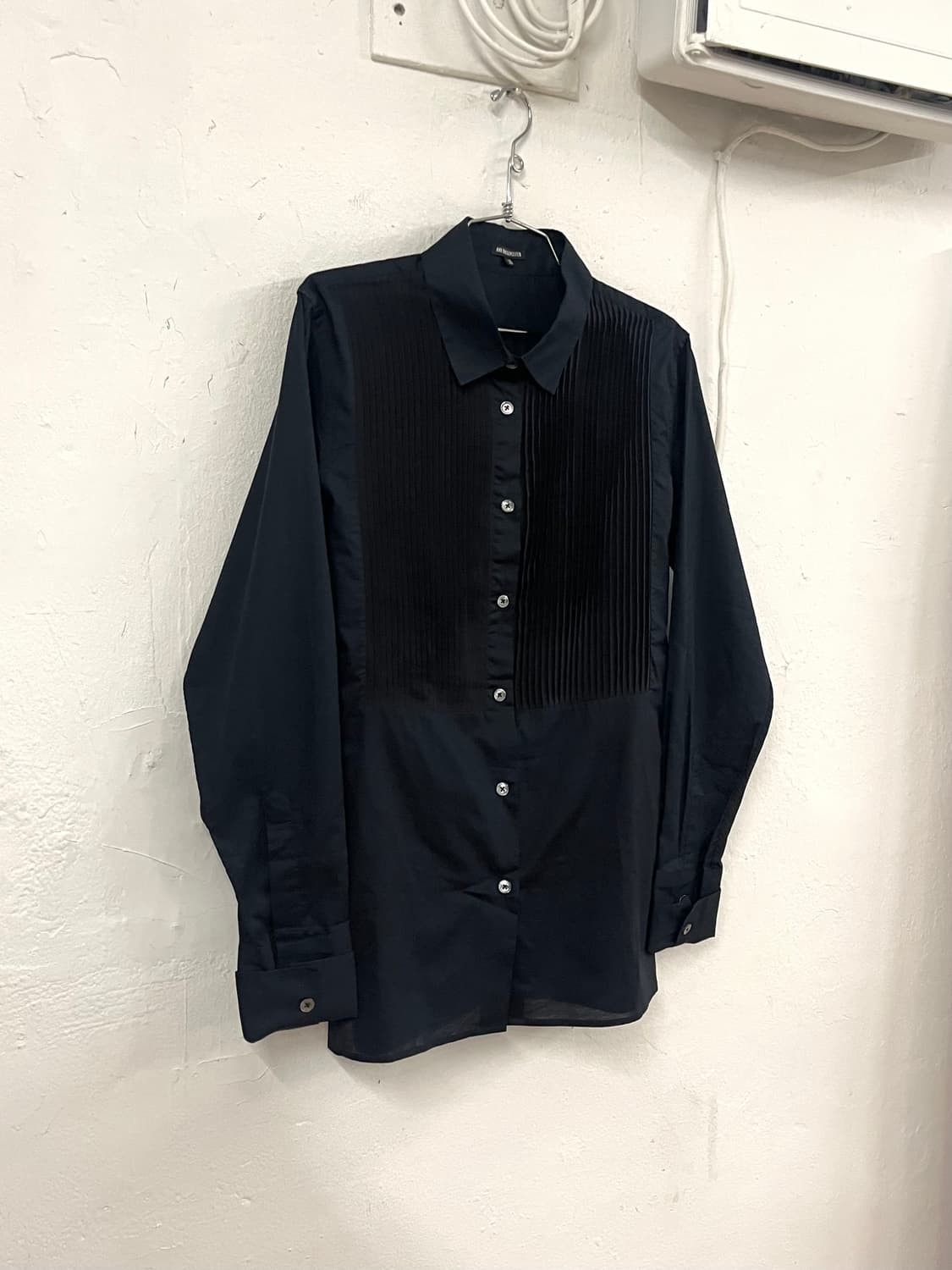 앤드뮐미스터 스트랩 플리츠 셔츠 상품이미지2