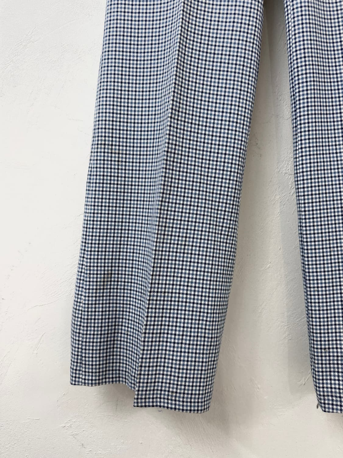 70s 시어스 하운드투스 체크 플레어 트라우저 상품이미지3