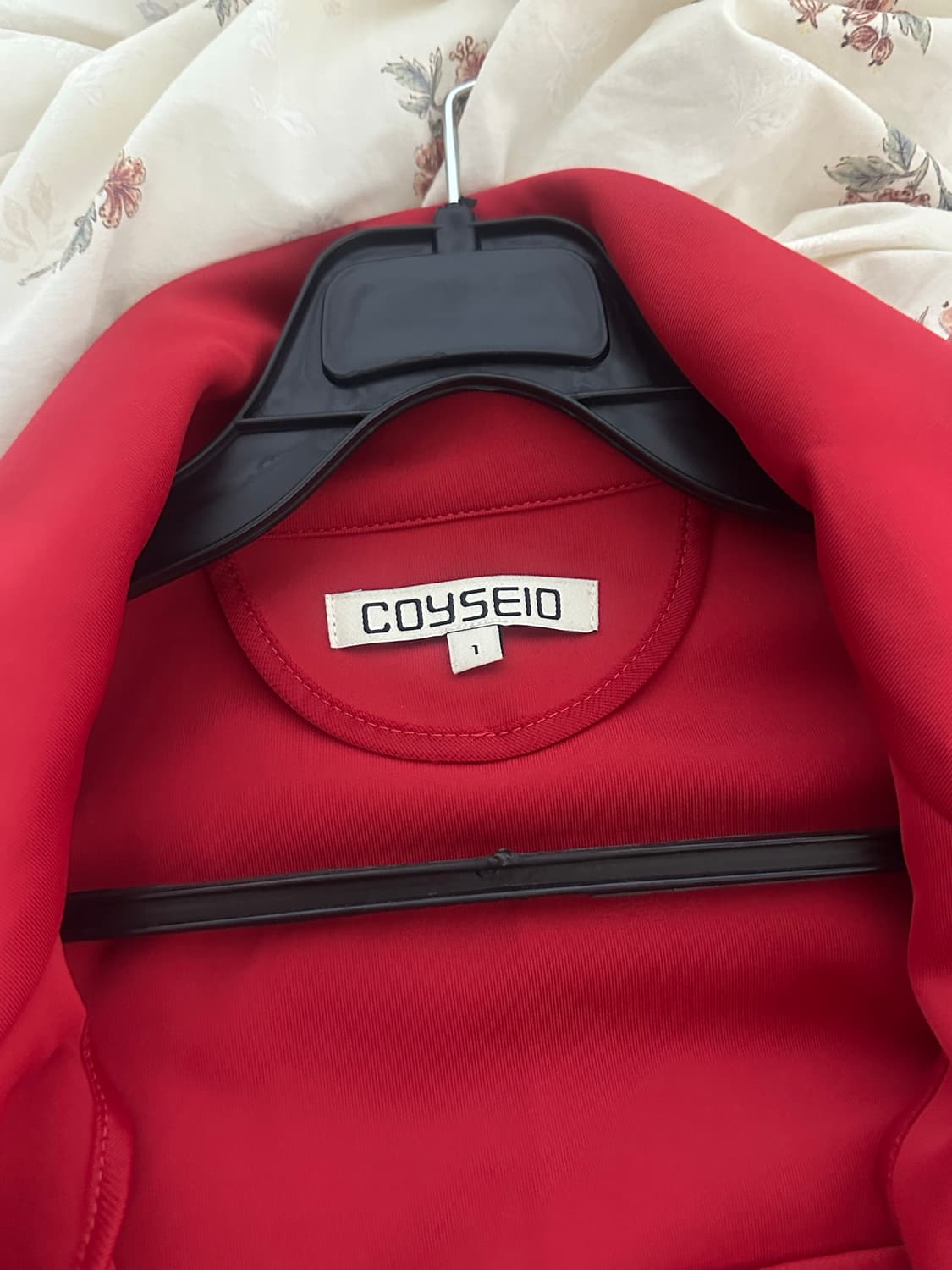 코이세이오 레이스 트랙자켓 레드 1사이즈 상품이미지3