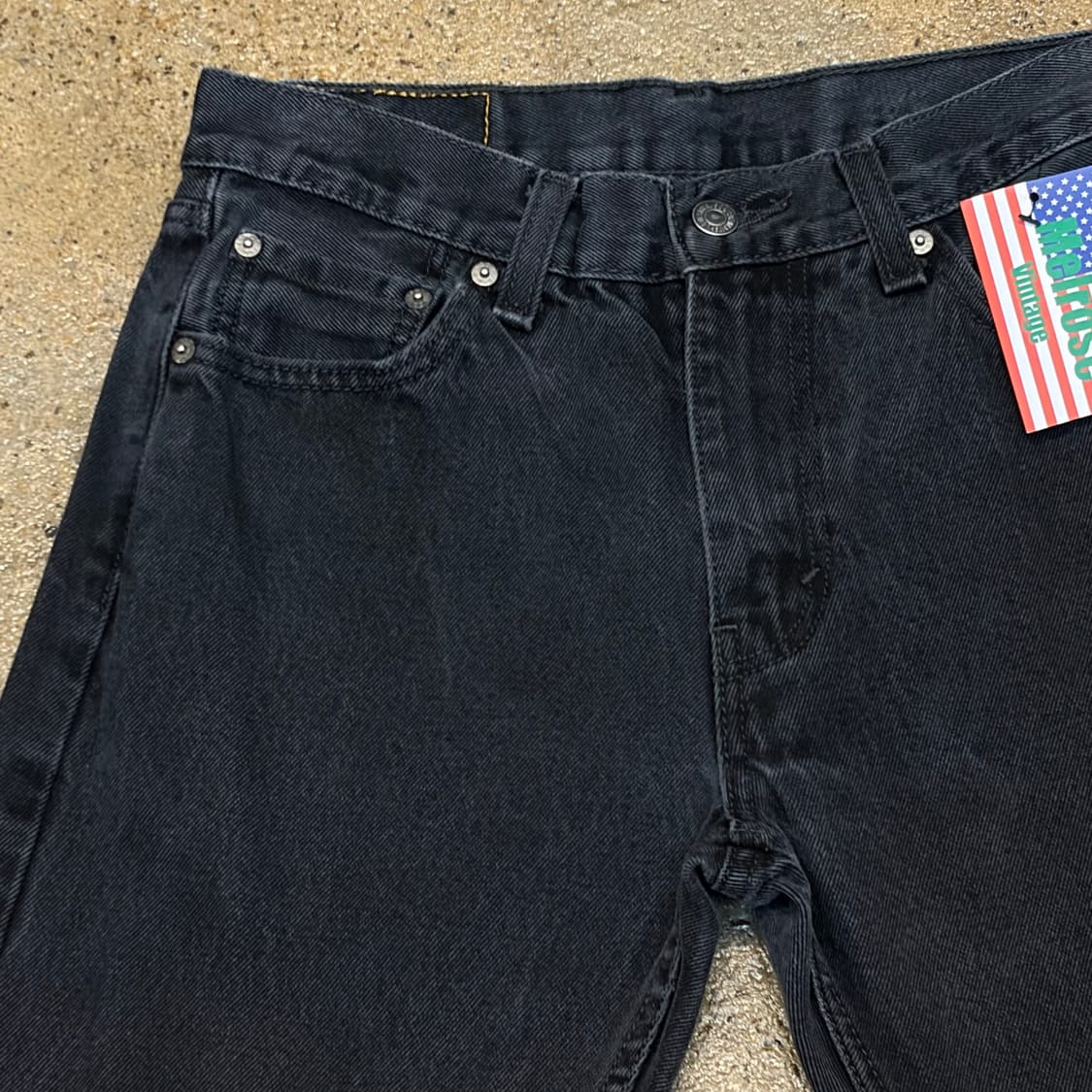 00s 미국 빈티지 리바이스 505 블랙진 청바지 상품이미지3