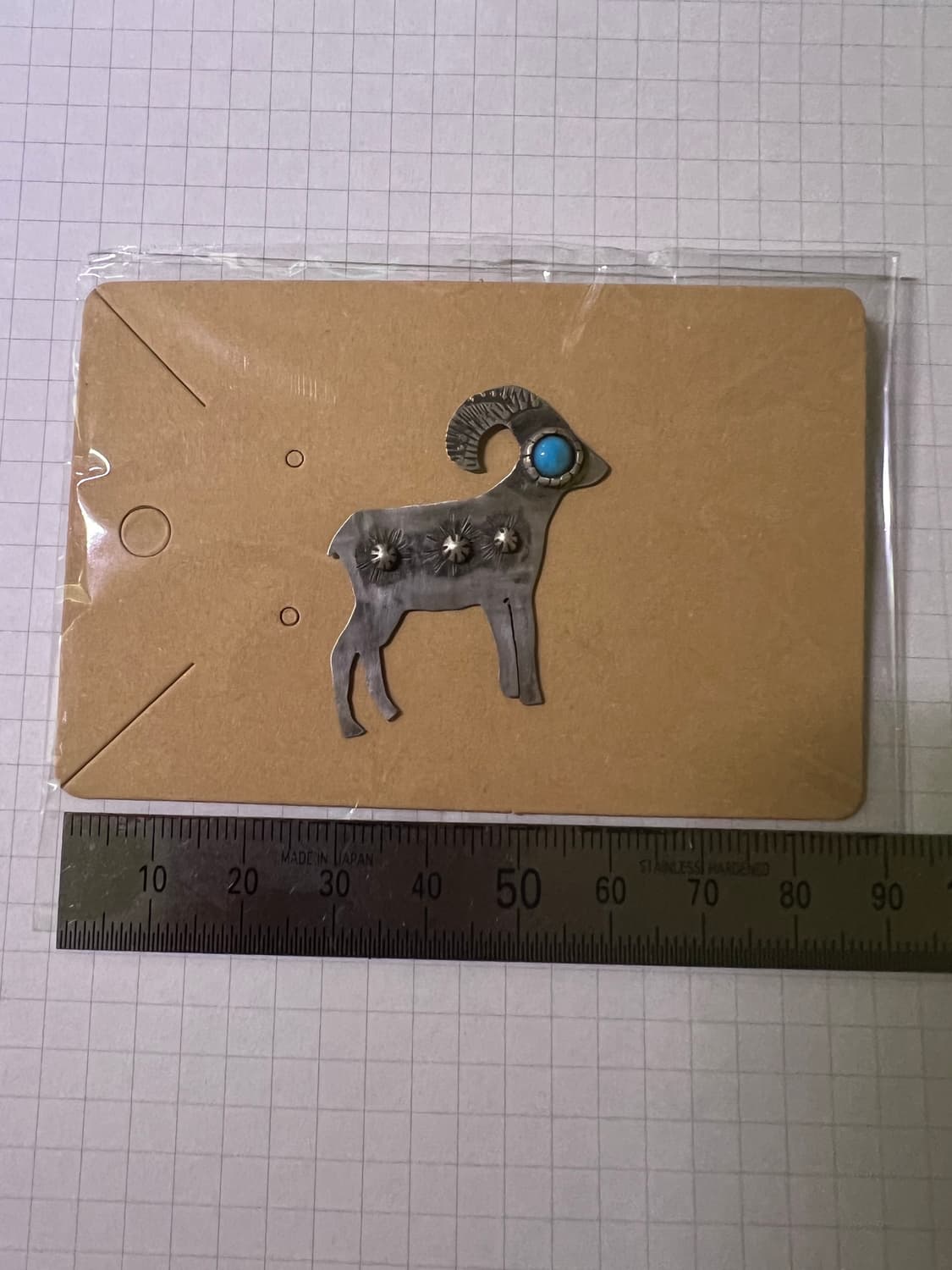 네이티브 아메리칸 쥬얼리 실버 925 핀벳지 브로치 상품이미지2