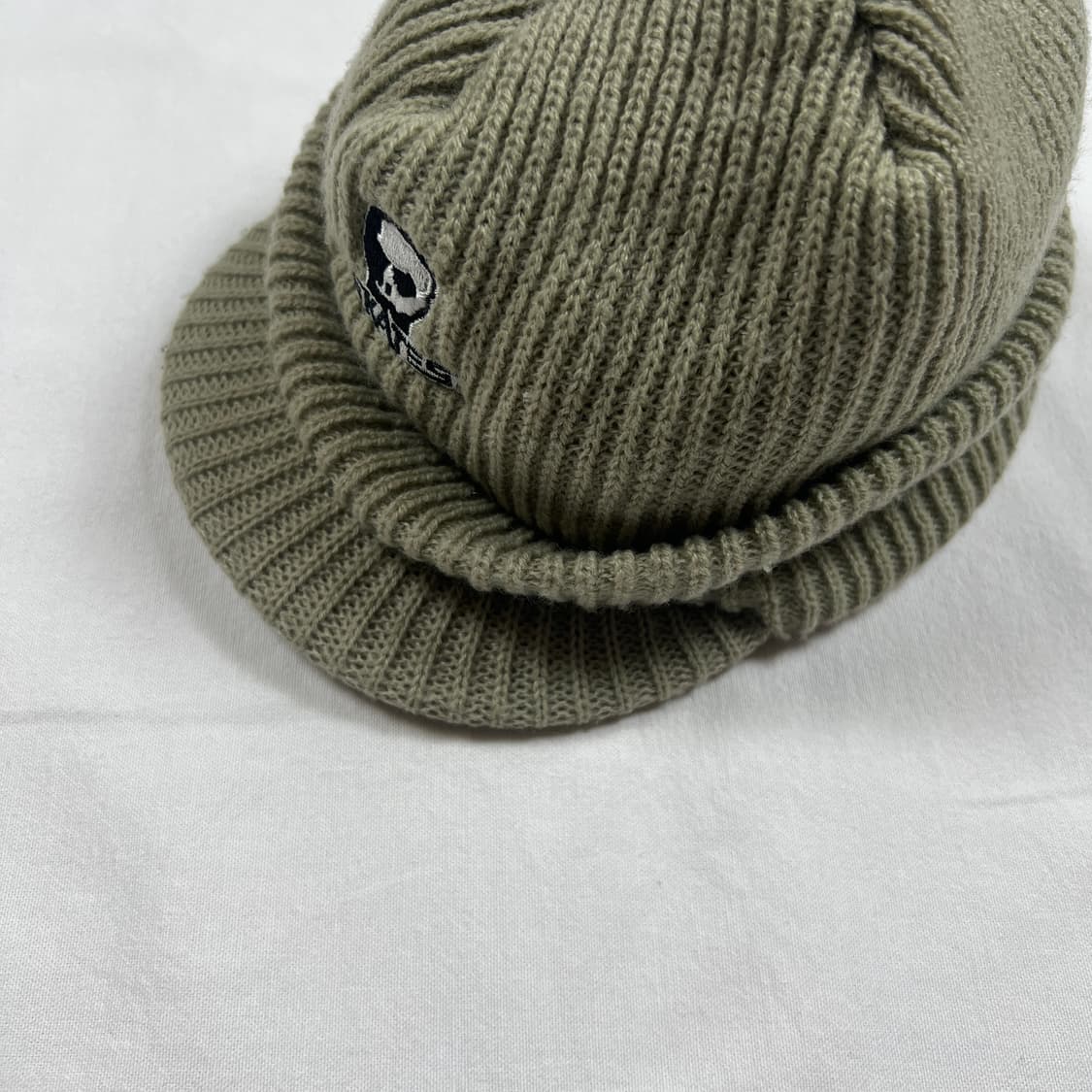 90‘s 스컬스케이트 skull skate 로고 니트 비니 캡 모자 상품이미지2