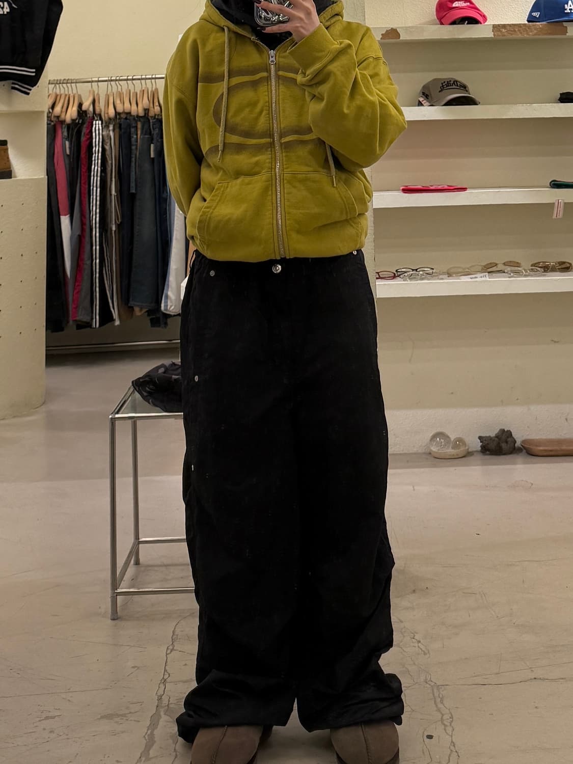 세터 와이드 나일론 셔링 카고 팬츠 U1515 상품이미지1