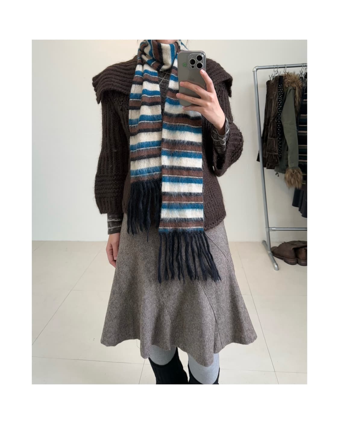 빈티지 머플러 상품이미지3