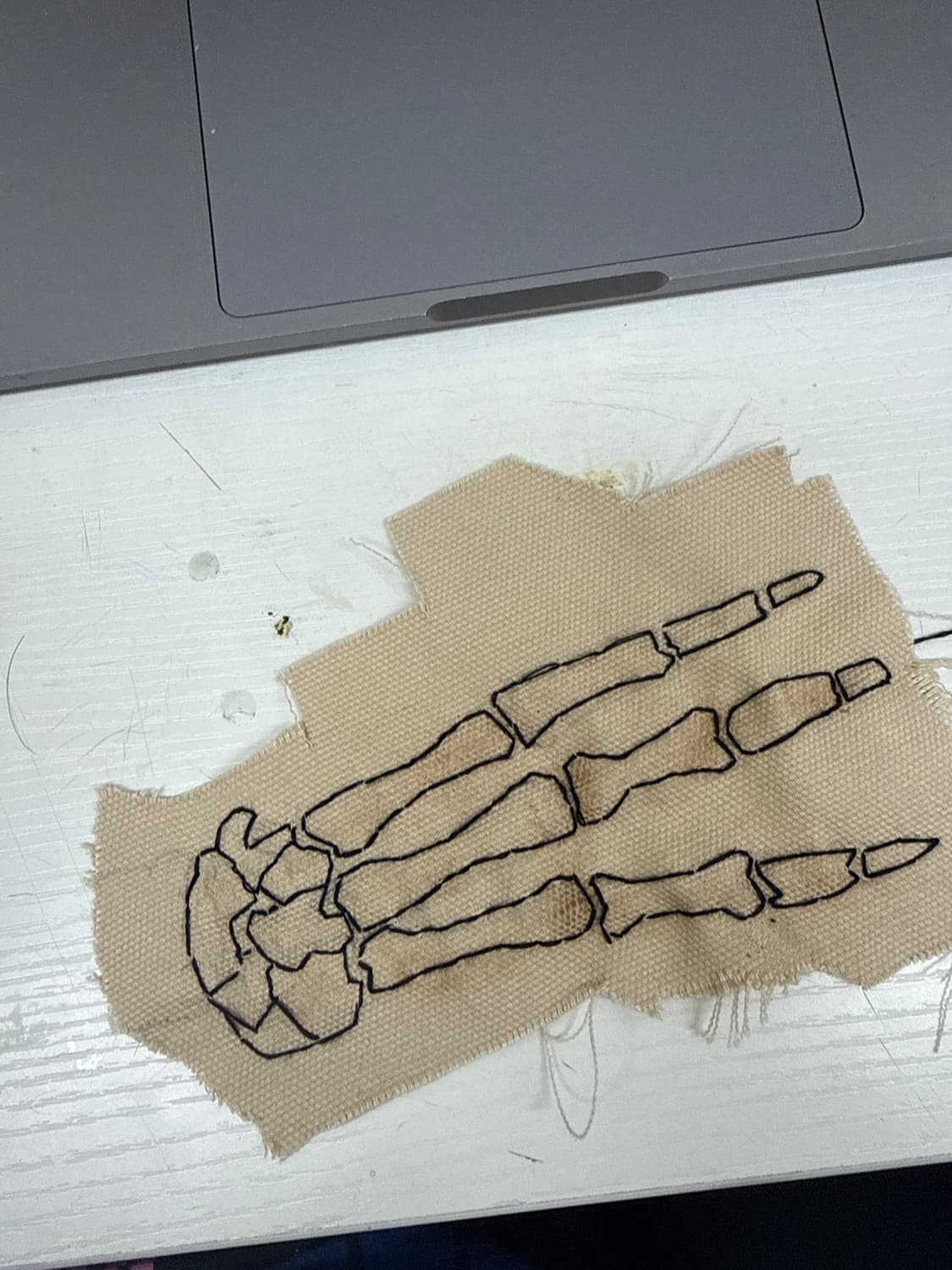 VINTAGE 레오파드 디스트로이드 자수패치 커스텀 필박스캡 상품이미지2