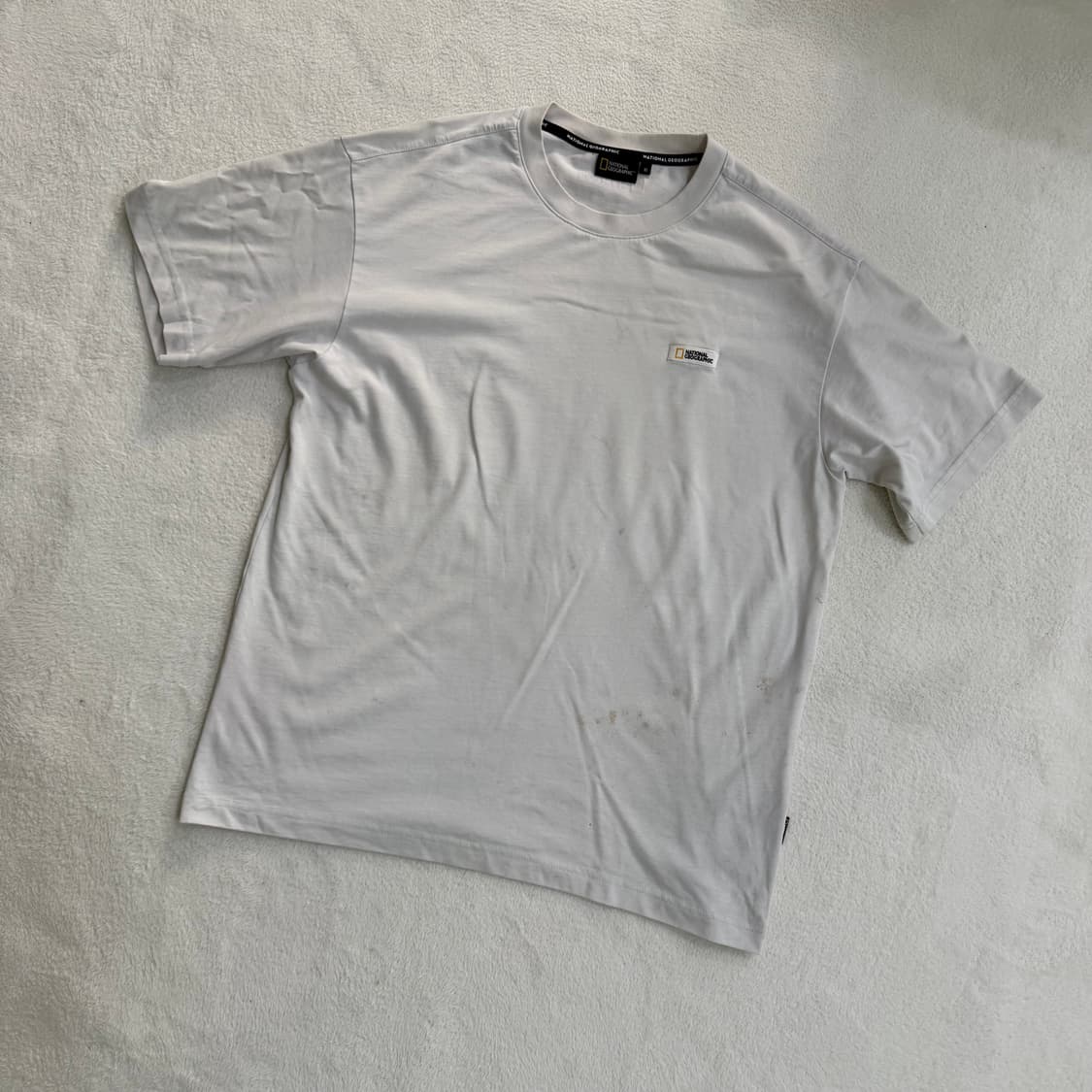 M 네셔널지오그래픽 스몰로고 반팔 티셔츠 0403T 상품이미지1