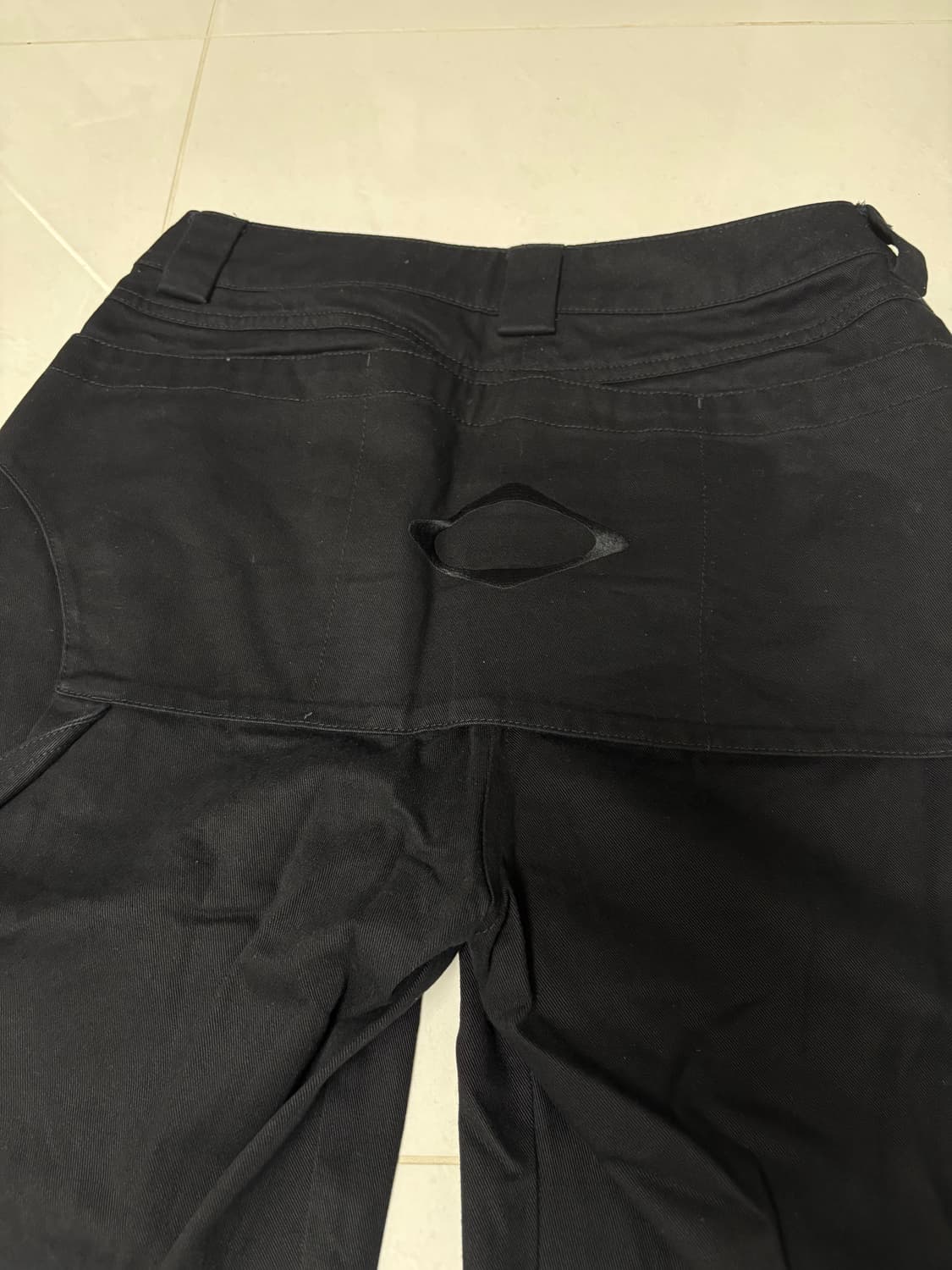 미스치프 에이프런 포켓 워크팬츠 블랙  상품이미지6