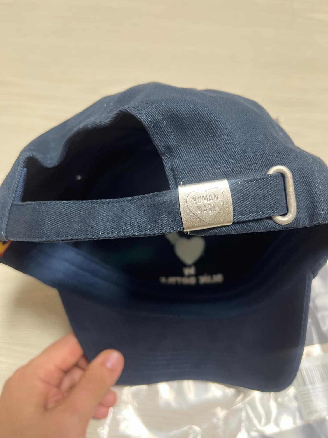 휴먼메이드 x 블루보틀 네이비 볼캡 상품이미지3