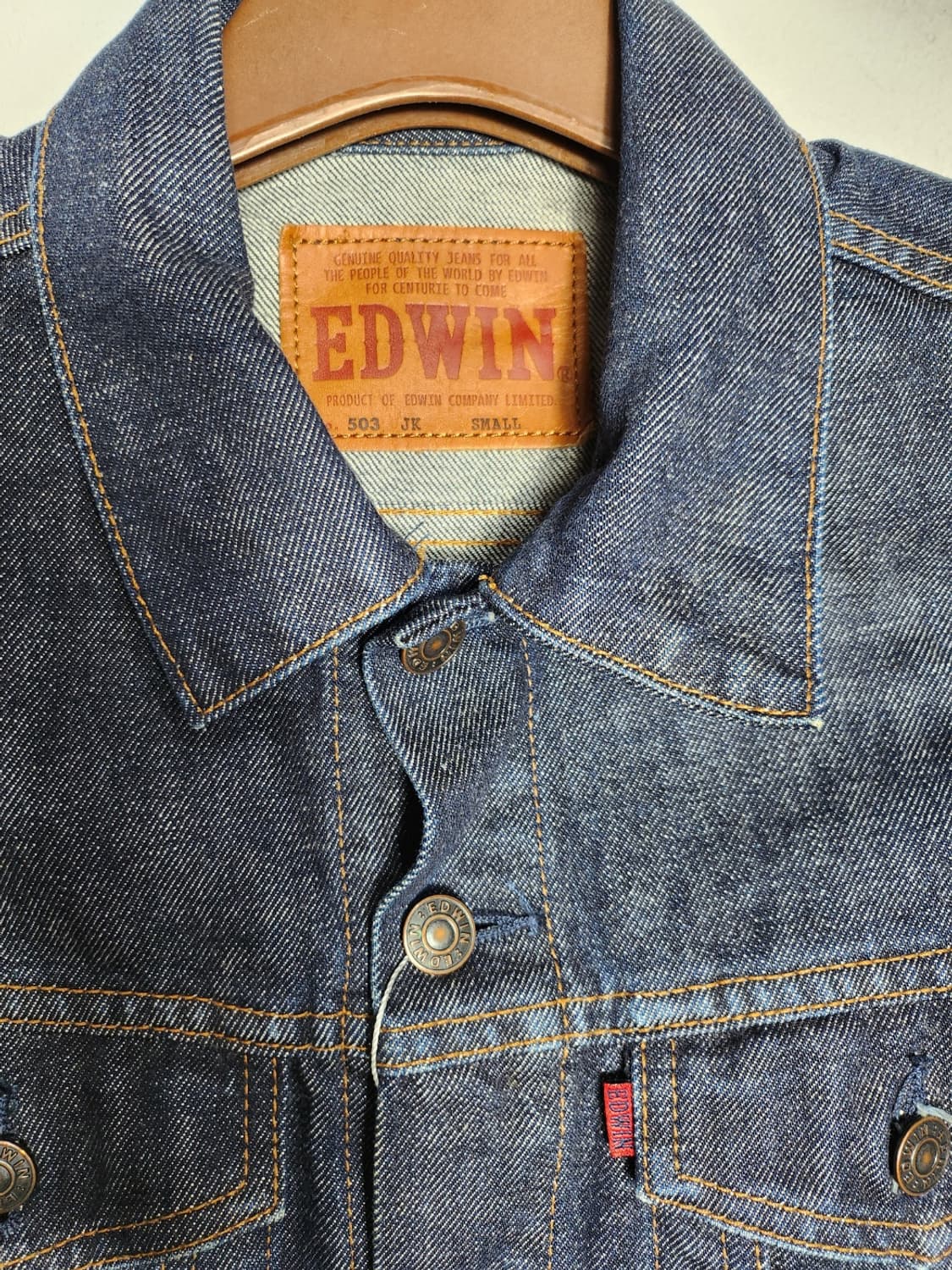 에드윈 데님 트러커 자켓 상품이미지2