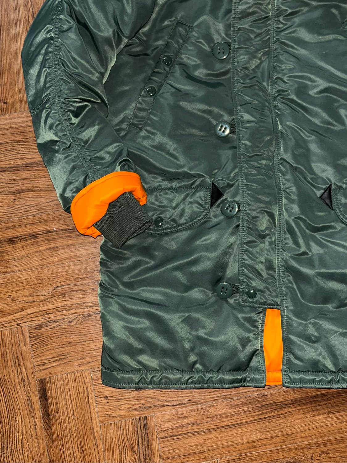 쇼트 밀리터리 N-3B 야상패딩 상품이미지6