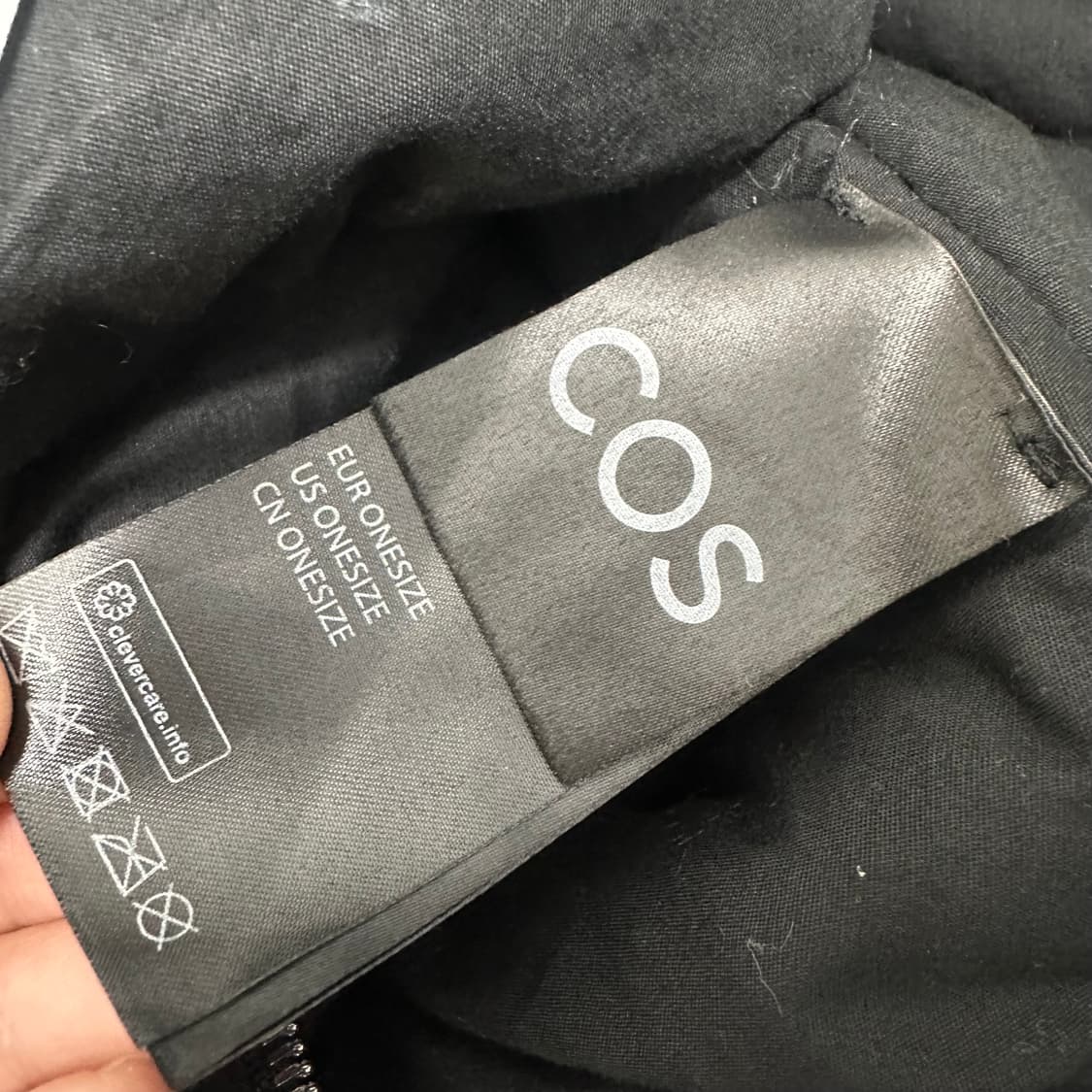 COS 코스 숄더백 보부상 오버사이즈 블랙 상품이미지5