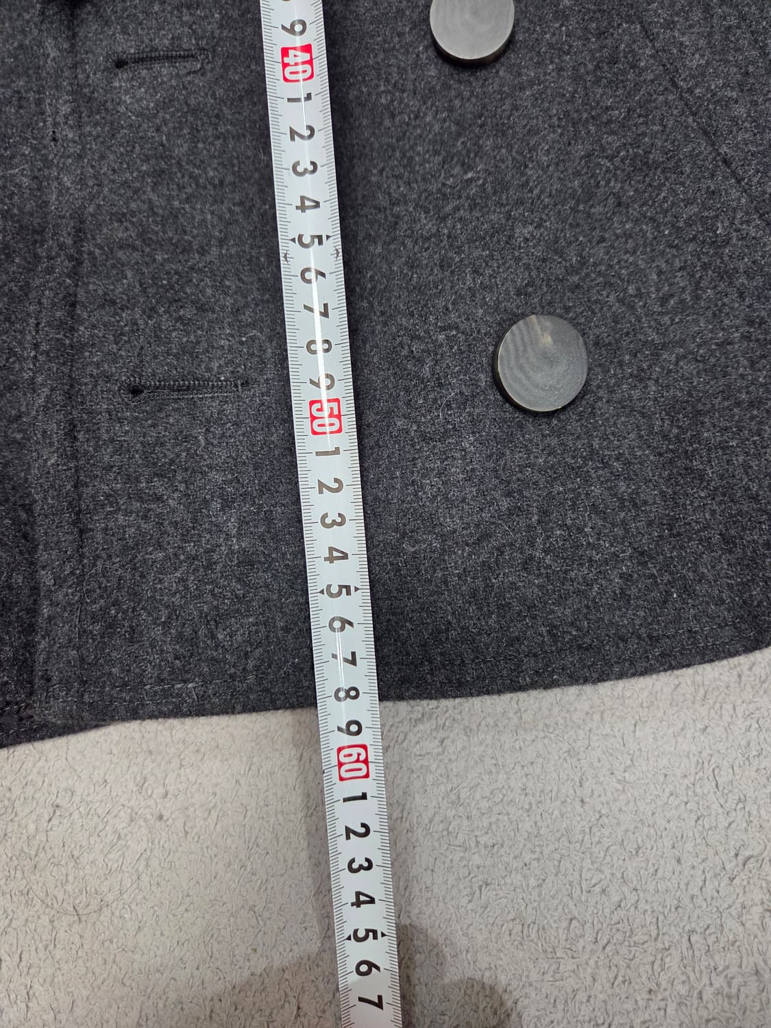 크롭 스타일 울 자켓 상품이미지10