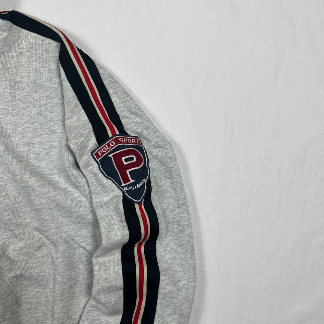 90‘s 폴로스포츠 polo sport p 로고 쉴드 패치 후드티 상품이미지5