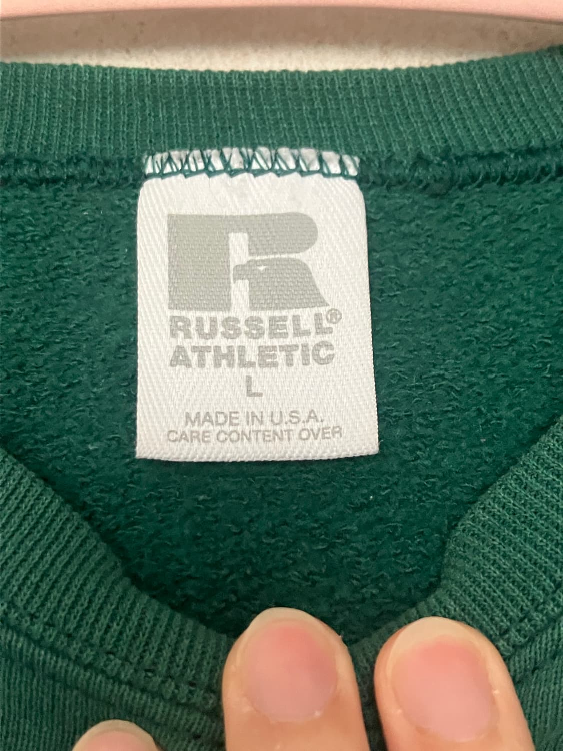 90s 러셀 딥그린 맨투맨 (L) 상품이미지3