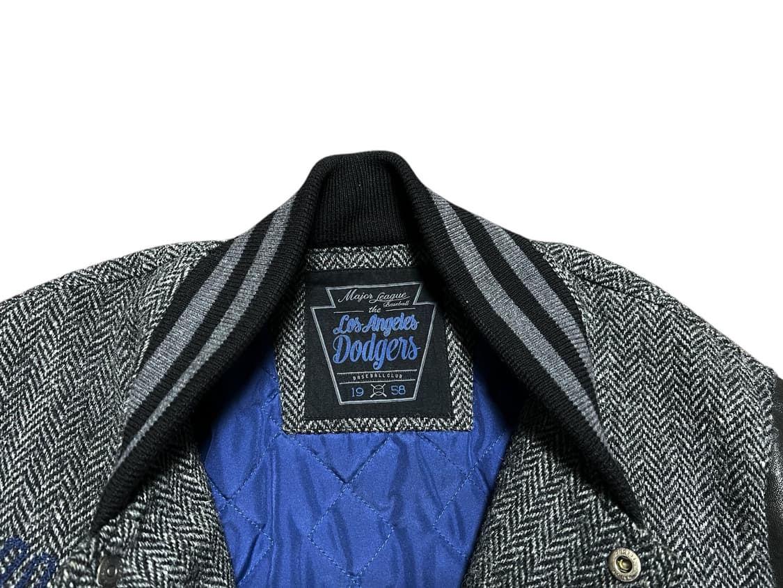 MLB 헤리스트위드 양가죽 야구점퍼 바스킷쟈켓 상품이미지8