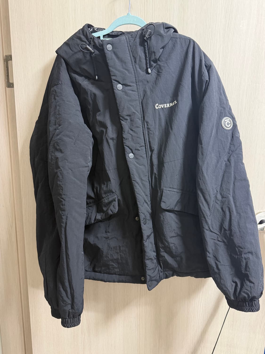 커버낫 THERMORE 후드 점퍼 블랙 XL 상품이미지2