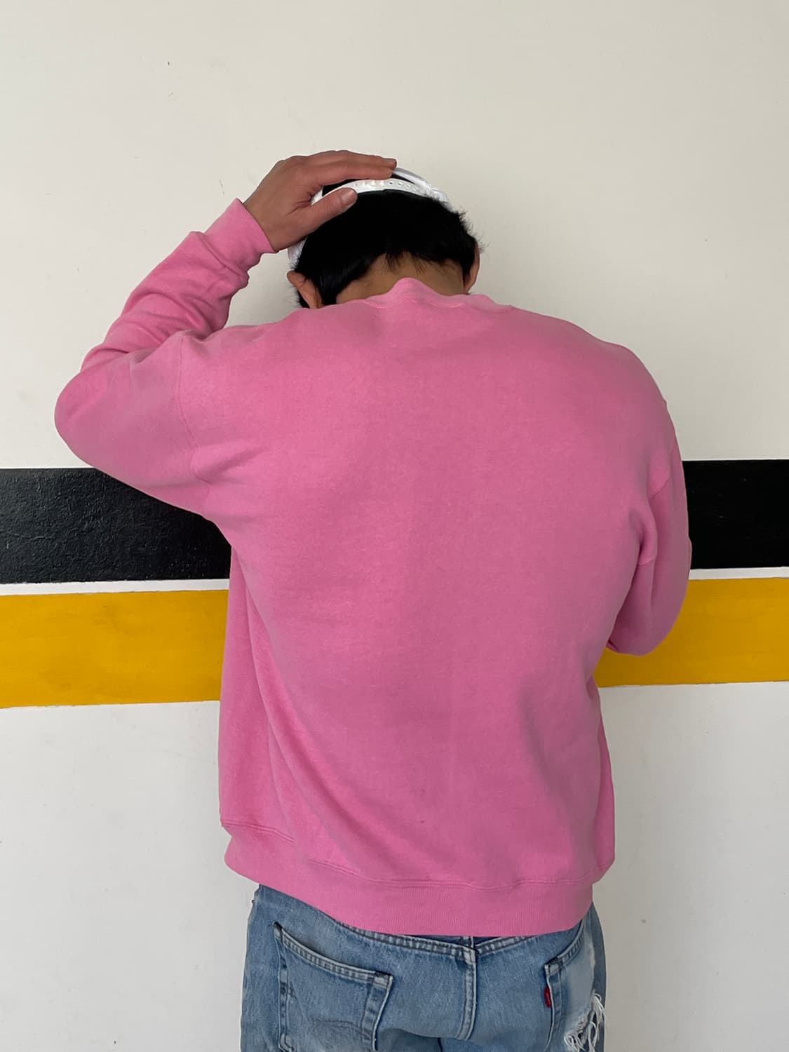 90s Russell Pink Sweatshirt(USA Made 상품이미지3