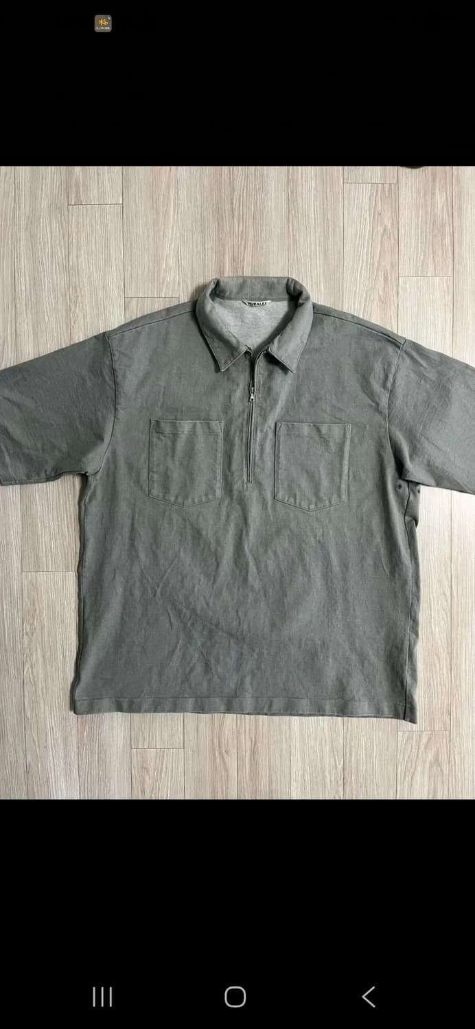 오라리 반팔 집업 5사이즈(100~105) 상품이미지2