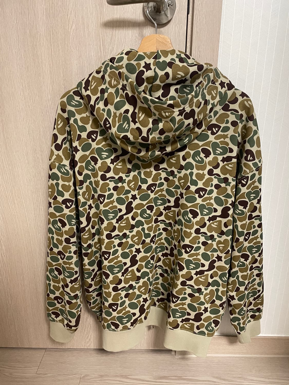 APEE 패턴 오버사이즈드 후드집업 상품이미지4