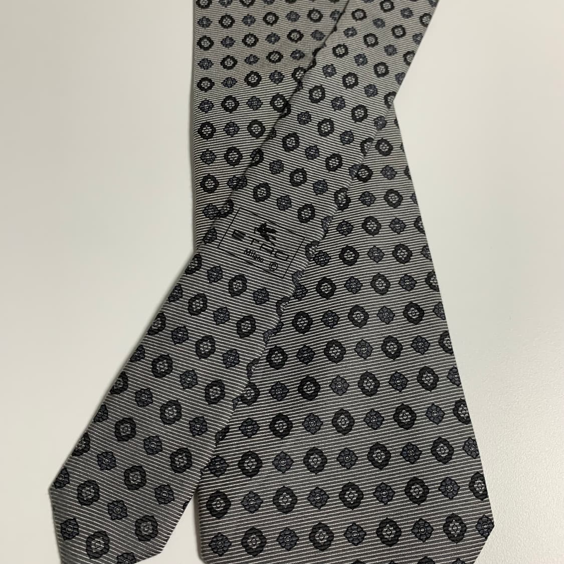 에트로(ETRO) 기하학적패턴 명품넥타이 100실크 결혼식넥타이 A+ 상품이미지4