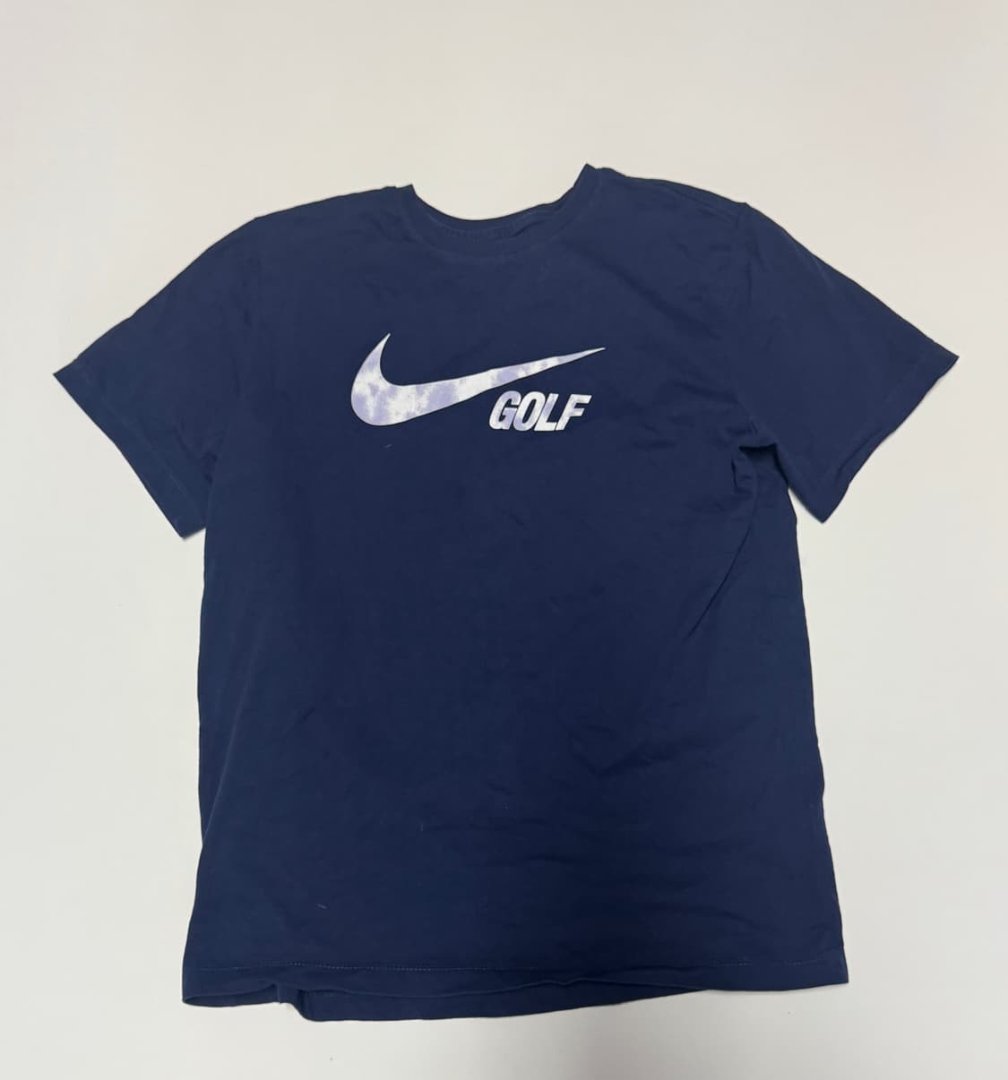 나이키 스우시 골프 프린팅 반팔 티셔츠 L 네이비 상품이미지1