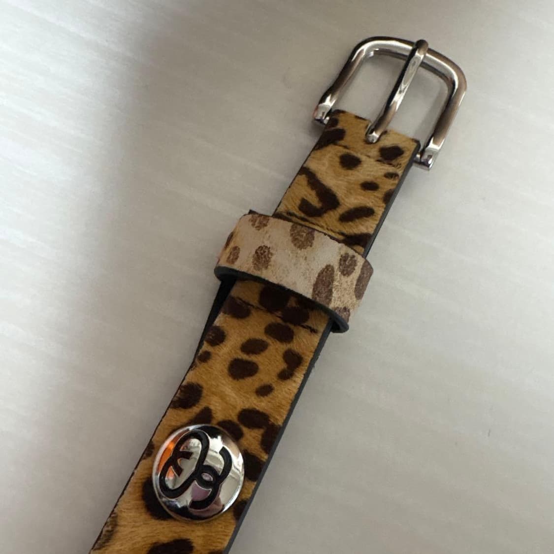 스투시 SS 링크 스터드 벨트 브라운 상품이미지8