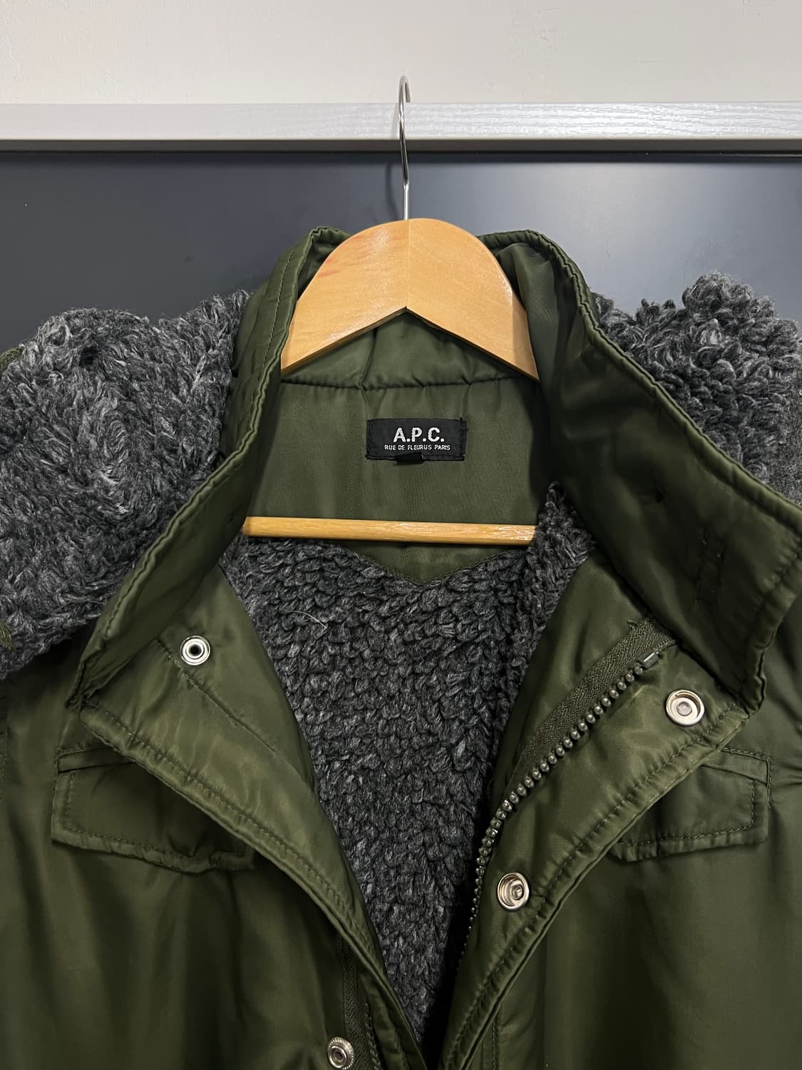 APC 아페쎄 재펜라인 쉐르파 야상 점퍼 자켓 상품이미지3