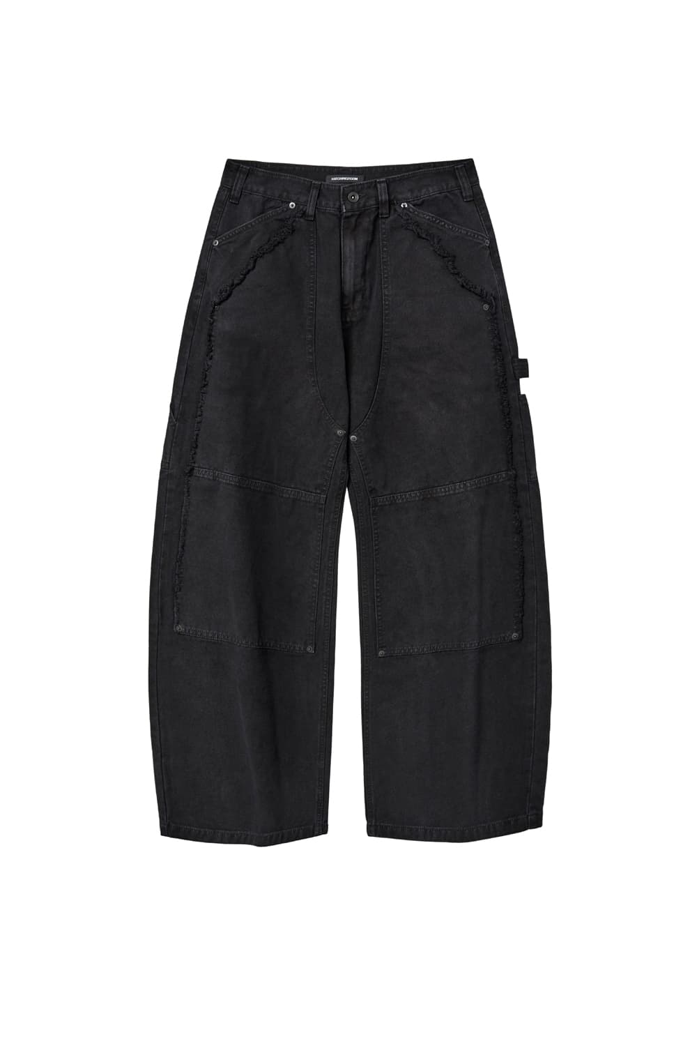 VTG Double knee Pants Black 상품이미지1