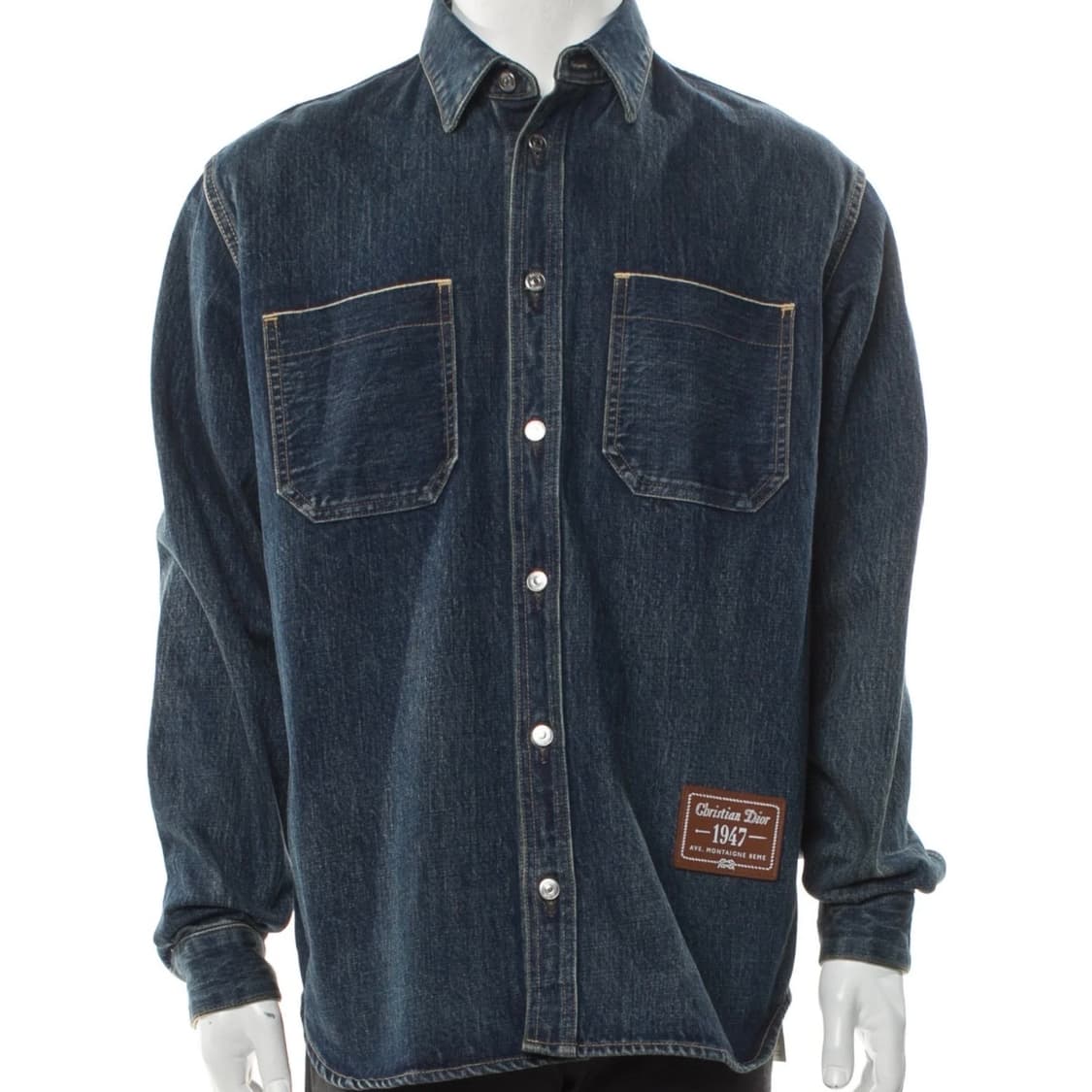 [S+급/42] 디올 1947 레더패치 데님 청자켓 상품이미지7