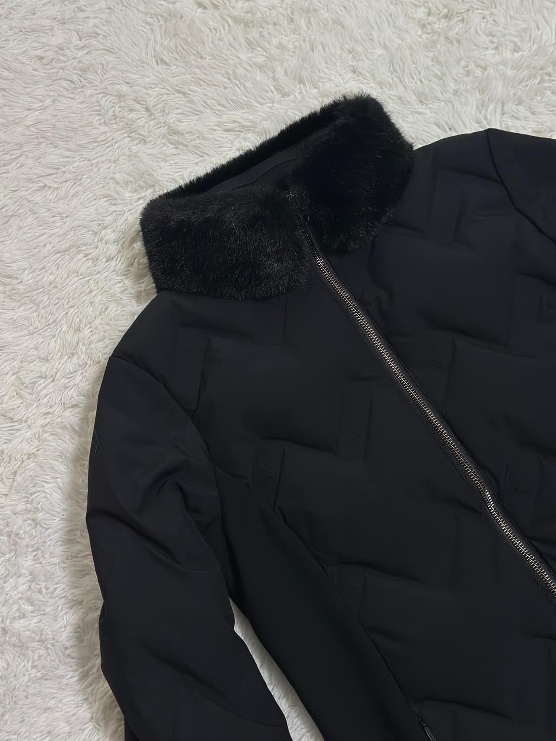 JDX 여성 퀼팅 블랙 패딩 90 상품이미지2