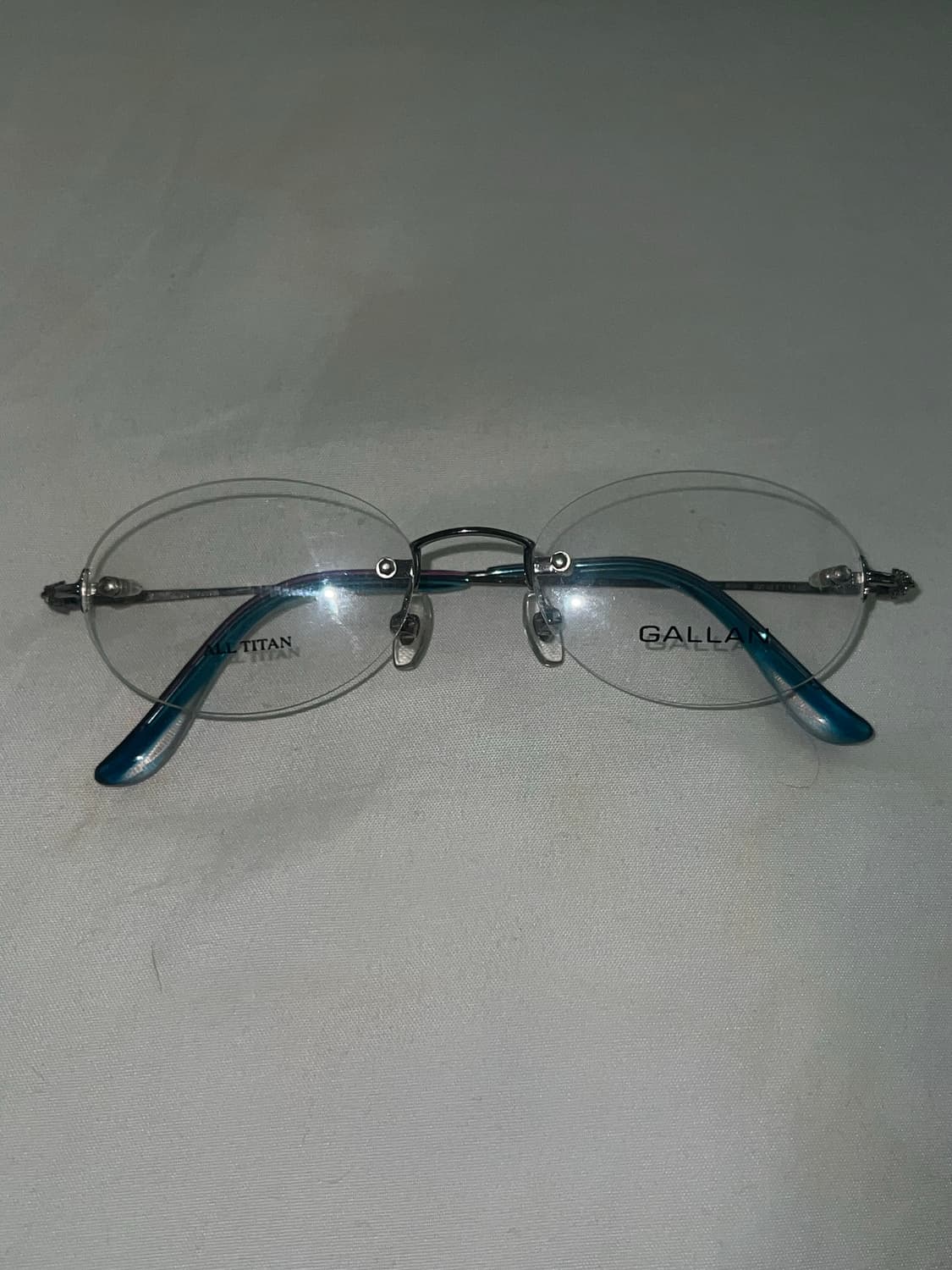 Gallan titan 무테 안경 - 실버블루 상품이미지3