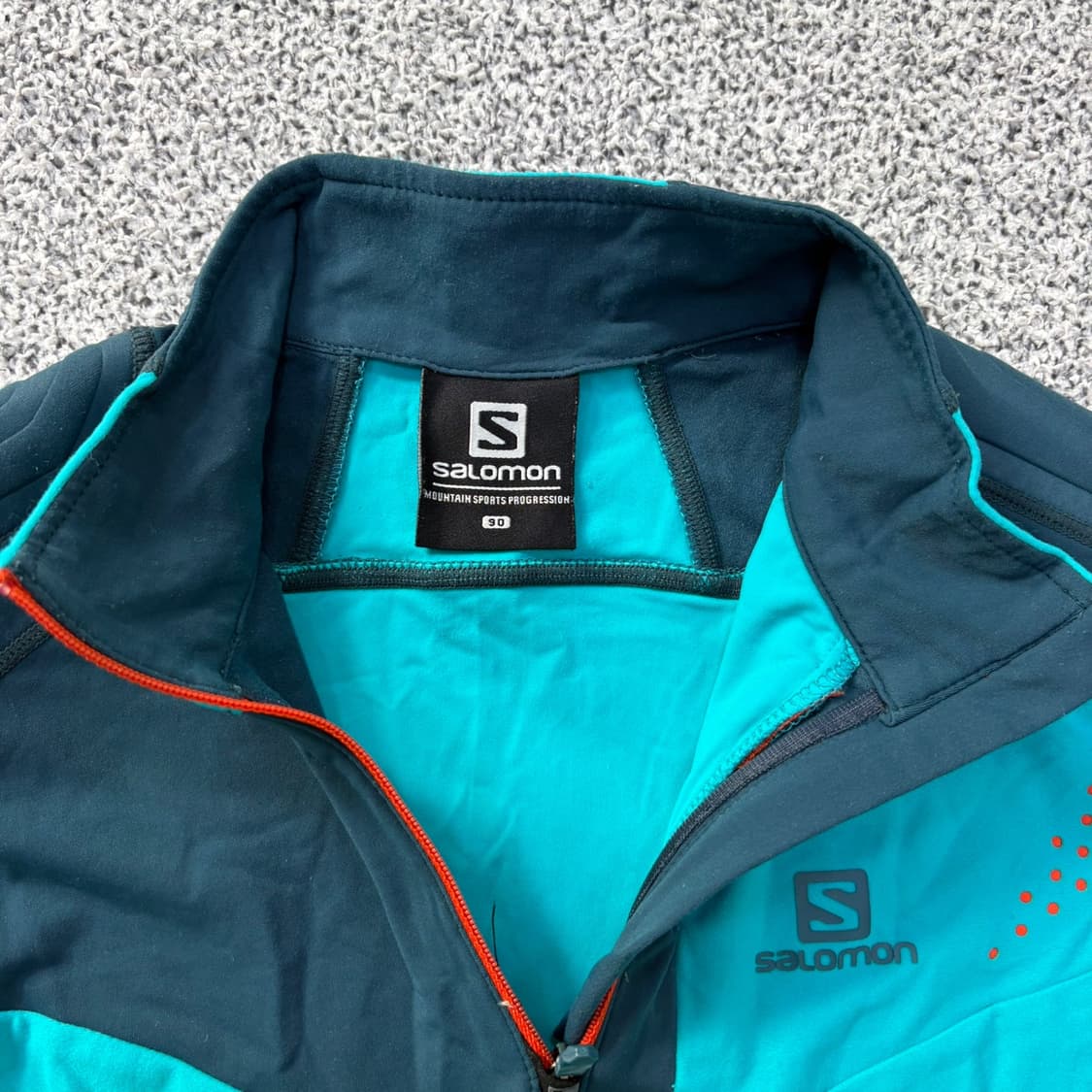 S 살로몬 등산 기능성 반집업 긴팔티 0402J 상품이미지2