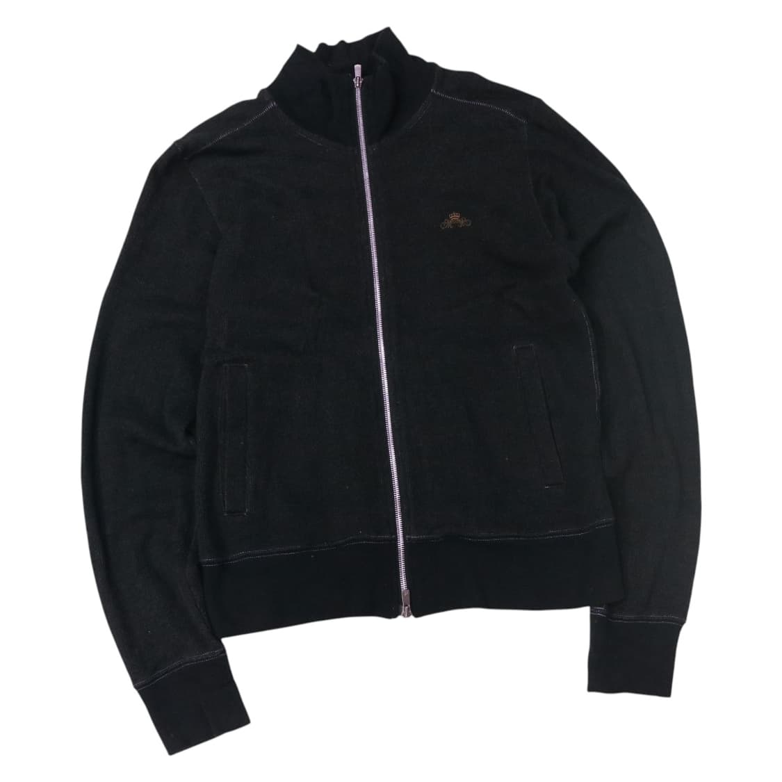 MEN'S MELROSE 맨즈 멜로즈 퍼플 스티치 크라운 자수 집업 상품이미지1