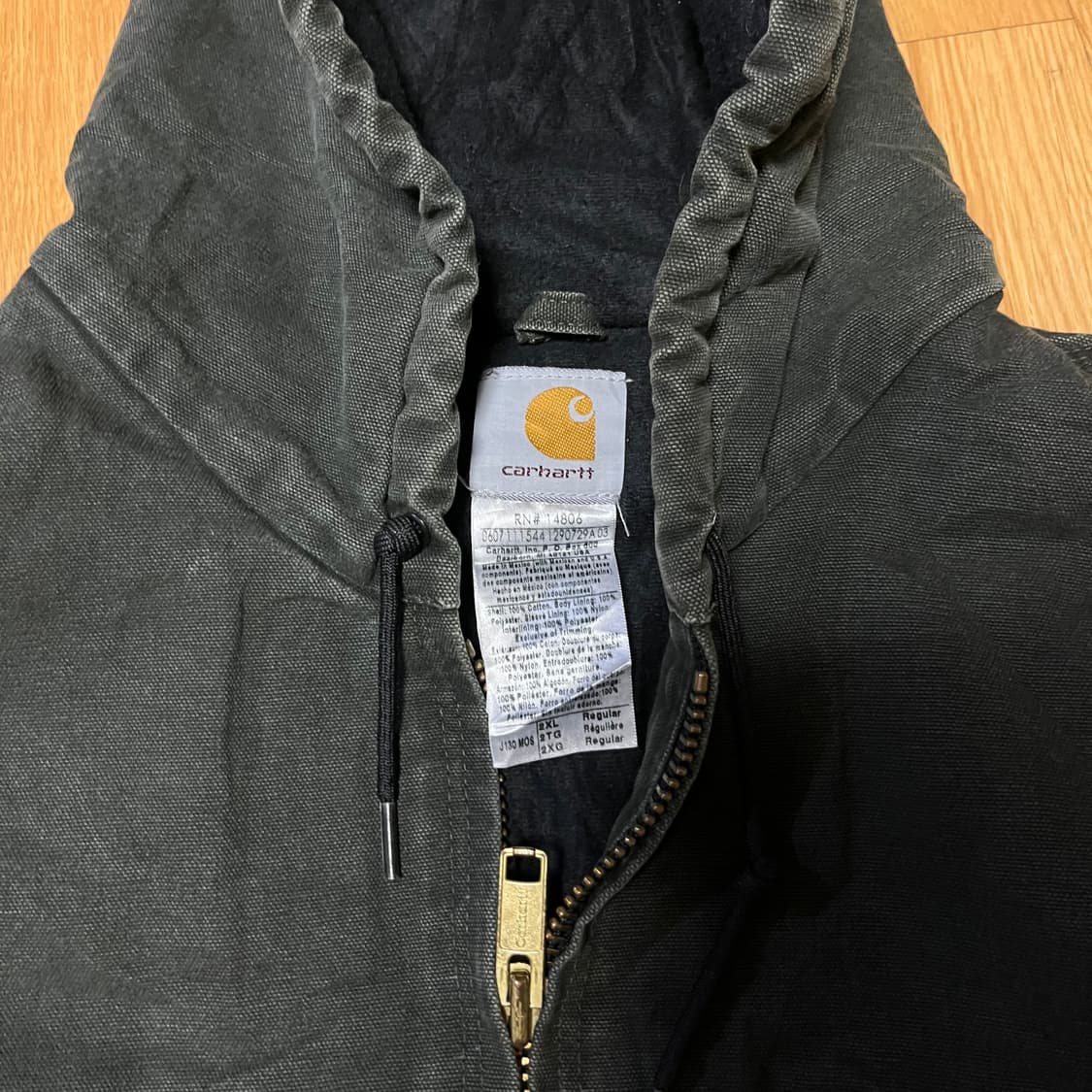 [XXL] 00s 빈티지 칼하트 J130 액티브 자켓 mos 상품이미지2