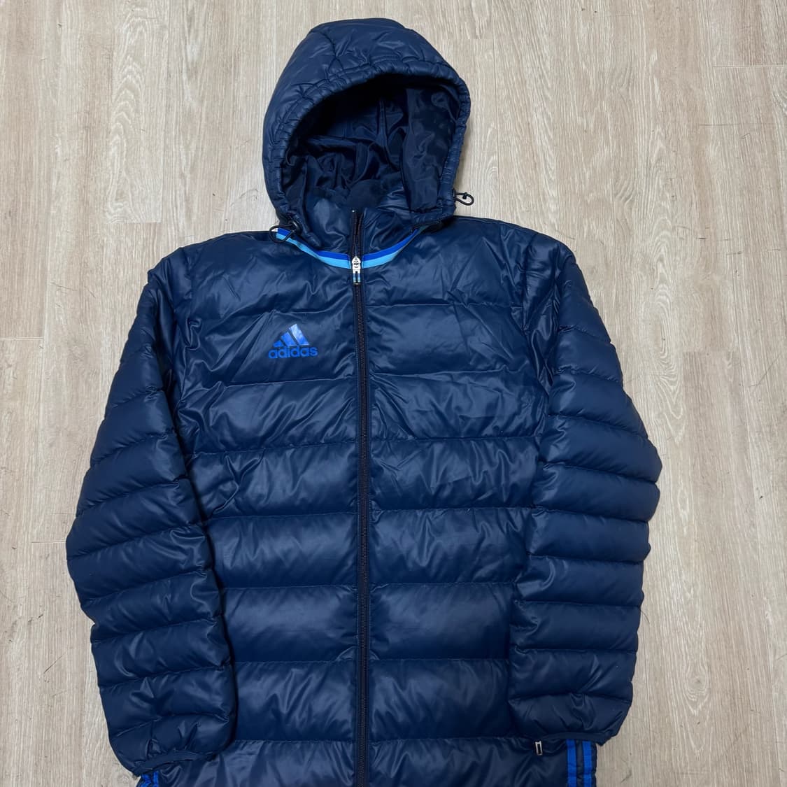 아디다스 남성 덕다운 후드 경량 롱패딩 M/95  상품이미지1