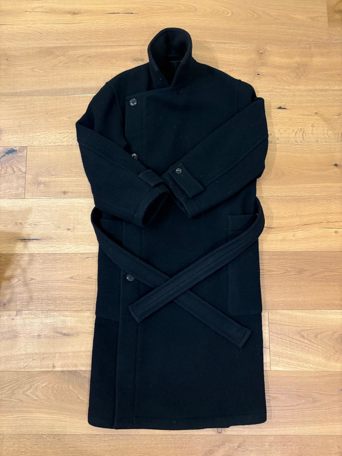 Lemaire 22FW wrap coat 블랙 xxs 상품이미지1