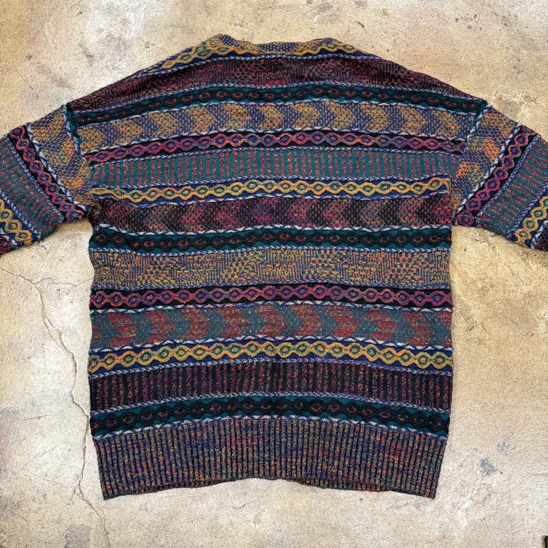 [정품/52] 미쏘니 패턴 니트 가디건 b10 상품이미지4