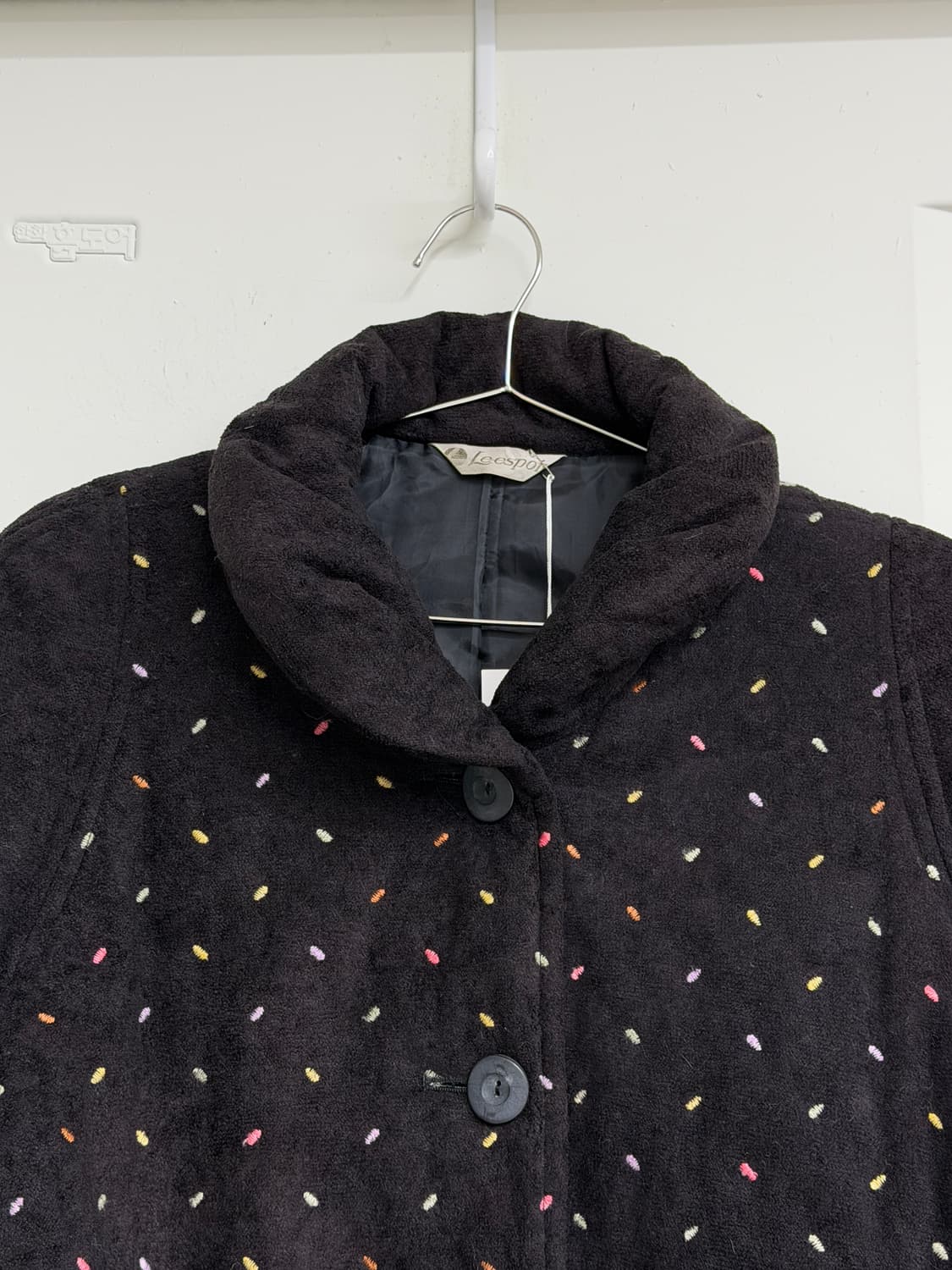 일본빈티지 Leespor 토핑 자수 패딩자켓 상품이미지6