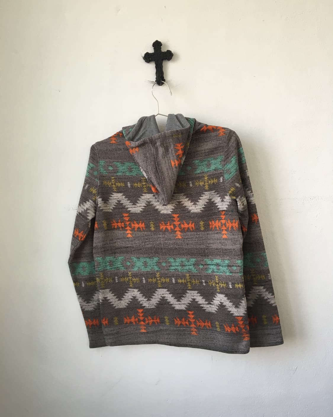 Native pattern hood zip up 상품이미지3