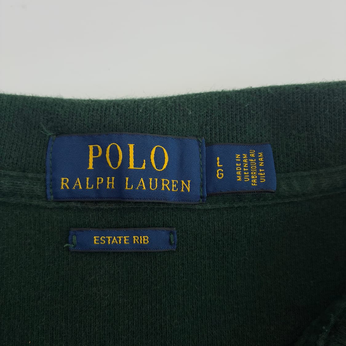 Polo  폴로 랄프로렌 자수 에스테이트 립 코튼 반집업    상품이미지4
