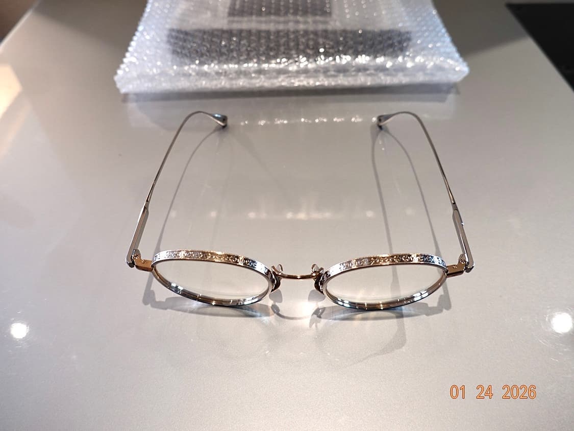 크롬하츠 틱 샤이닝 실버/골드 안경 상품이미지4